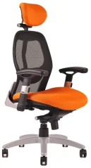 Kancelářská židle Saturn (oranžová)
