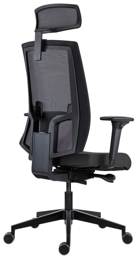 Kancelářská židle LAPEL 2900 SYN-B PDH ALU černá