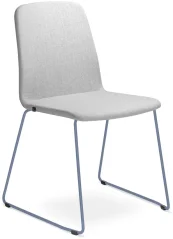 Konferenční židle Sunrise 152-Q-N15 (drátěná kostra - odstín holubí modrá RAL 5014)