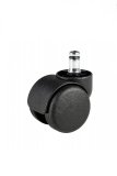 0114-KP: Plastová kolečka 1020 pro měkké povrchy, černá (50mm)