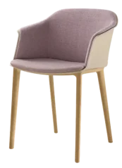 Konferenční křeslo Wave 032-WP (dřevoplastová podnož, plastový korpus s vnitřním čalouněním)