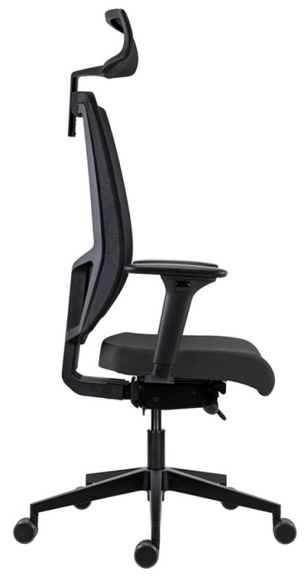 Kancelářská židle LAPEL 2900 SYN-B PDH ALU černá