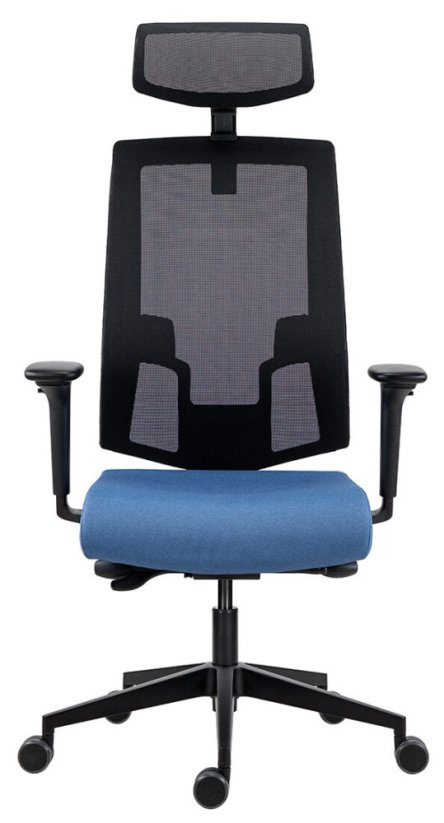 Kancelářská židle LAPEL 2900 SYN-B PDH ALU černá