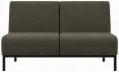 PIAVE 102 METAL - 2místná lounge pohovka s kovovou podnoží
