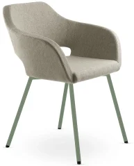 Křesílko POLO+ PO-N12 (4 nohá podnož šalvějově zelená PANTONE 17-6212 TCX)