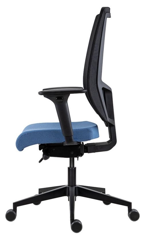 Kancelářská židle LAPEL 2900 SYN-B ALU černá