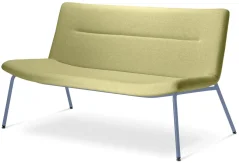 Dvojmístné křeslo Oslo Lounge OL-K2-N15 (podnož  holubí modrá RAL 5014)
