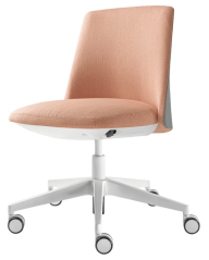 Designové křeslo MELODY DESIGN 775-FR,F40-N0 (hliníkový bíle lakovaný kříž)