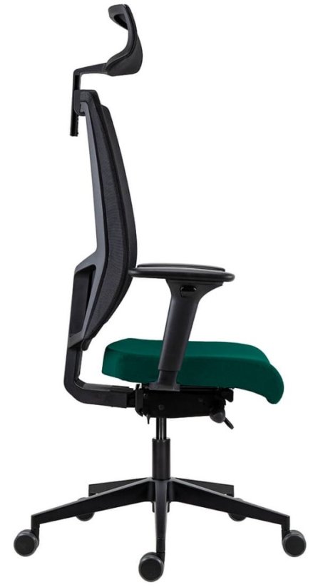 Kancelářská židle LAPEL 2900 SYN-B PDH ALU černá