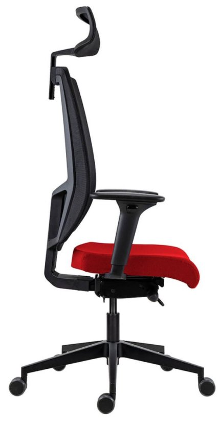 Kancelářská židle LAPEL 2900 SYN-B PDH ALU černá