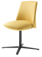 Designové křeslo MELODY DESIGN 770,F25-N1 (4-ramenný ALU černě lakovaný kříž)