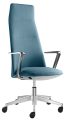 Designové křeslo MELODY DESIGN 795-FR,F40-N6 (hliníkový leštěný kříž)