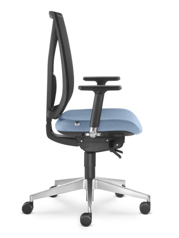 Ergonomická židle Leaf 503-SY (mechanika se spodním nastavením tuhosti, 5x blokace)