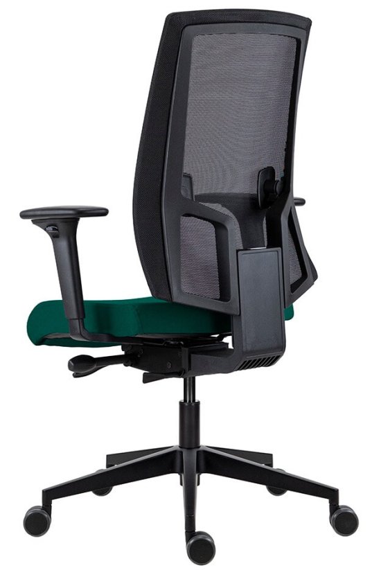 Kancelářská židle LAPEL 2900 SYN-B ALU černá