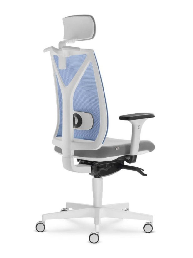 Ergonomická židle Leaf 504-SYS (mechanika s bočním nastavením, 5x blokace)