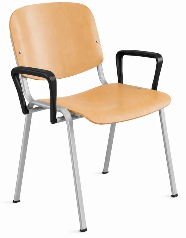 Konferenční židle 1120 L dřevěný sedák