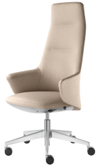 Designové křeslo MELODY DESIGN 796-FR,F40-N6 (hliníkový leštěný kříž)