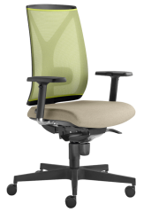 Ergonomická židle Leaf 503-SY (mechanika se spodním nastavením tuhosti, 5x blokace)