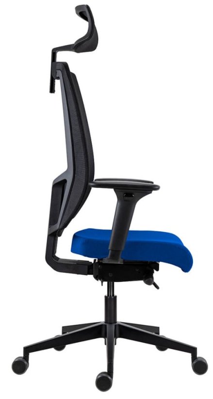 Kancelářská židle LAPEL 2900 SYN-B PDH ALU černá