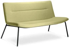 2-místné křeslo OSLO LOUNGE OL-K2-N1 (podnož černý nástřik)