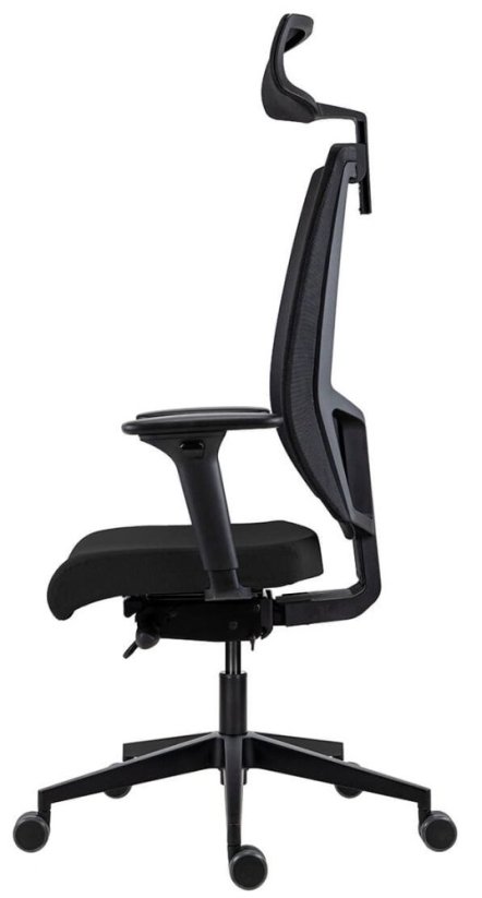 Kancelářská židle LAPEL 2900 SYN-B PDH ALU černá