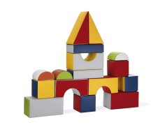 Block DZ-XL FABRIC (16 dílná stavebnice, velká velikost dílů, různé typy potahů)