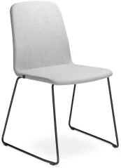 Konferenční židle Sunrise 152-Q-N1 (drátěná kostra - černý nástřik, celočalouněný korpus, stohovatel