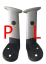 Náhradní područka levá (L) Calypso (Office Pro)