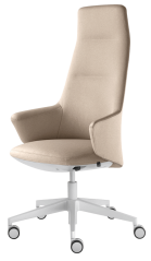 Designové křeslo MELODY DESIGN 796-FR,F40-N0 (hliníkový bíle lakovaný kříž)