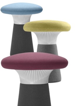 Taburet FUNGHI Cafeteria od LD Seating - vyjímečné sezení