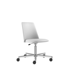 Pracovní židle MELODY CHAIR 361,F37-N6 (5-ramenný ALU leštěný kříž, kolečka)