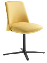 Designové křeslo MELODY DESIGN 770,F25-N1 (4-ramenný ALU černě lakovaný kříž)