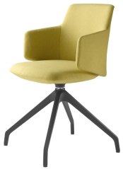 Křesílko MELODY MEETING 360,F90-BL (4-ramenný nylonový černý kříž, kluzáky)