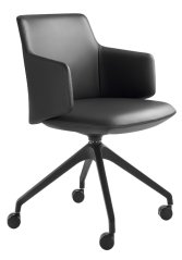 Křesílko MELODY MEETING 360,F95-BL (4-ramenný nylonový černý kříž, kolečka)
