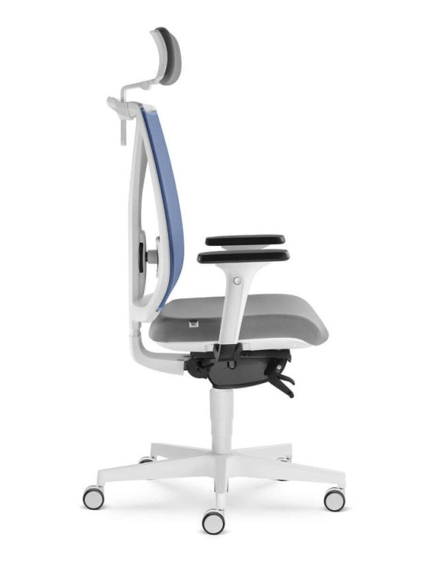 Ergonomická židle Leaf 504-SYS (mechanika s bočním nastavením, 5x blokace)