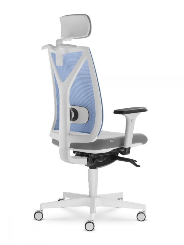 Ergonomická židle Leaf 504-SYS (mechanika s bočním nastavením, 5x blokace)