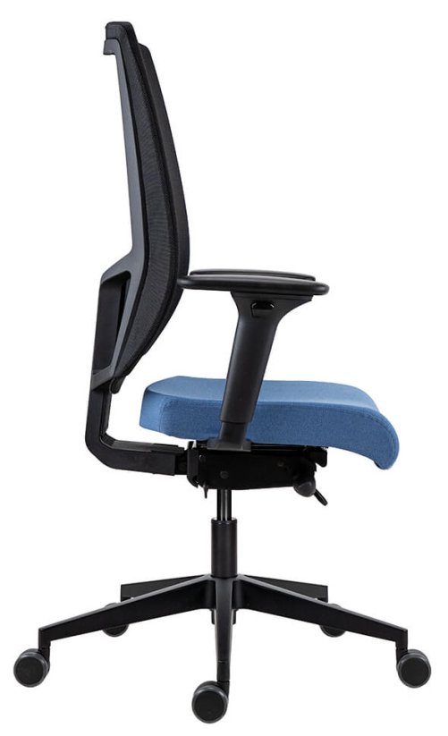 Kancelářská židle LAPEL 2900 SYN-B ALU černá