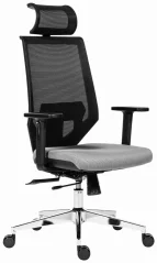 Kancelářská židle EDGE GREY (šedý sedák)