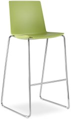 Barová židle SKY FRESH 060-Q-N1 (4-nohá kostra černý nástřik, celoplastový korpus)