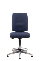 Antistatická židle 1381 SYN ALU antistatic ESD (vysoký píst 1253, kruh pod nohy 1906)