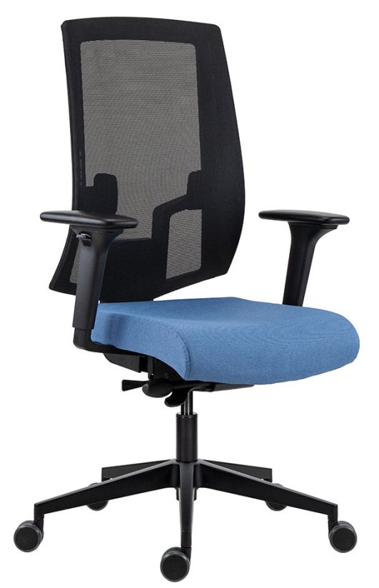 Kancelářská židle LAPEL 2900 SYN-B ALU černá