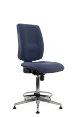 Antistatická židle 1381 SYN ALU antistatic ESD (vysoký píst 1253, kruh pod nohy 1906)