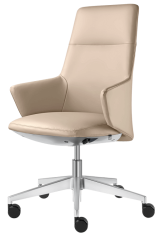 Designové křeslo MELODY DESIGN 786-FR,F40-N6 (hliníkový leštěný kříž)