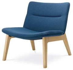 Křeslo OSLO LOUNGE OL-K1-D (podnož masívní jasan mořený na dub)