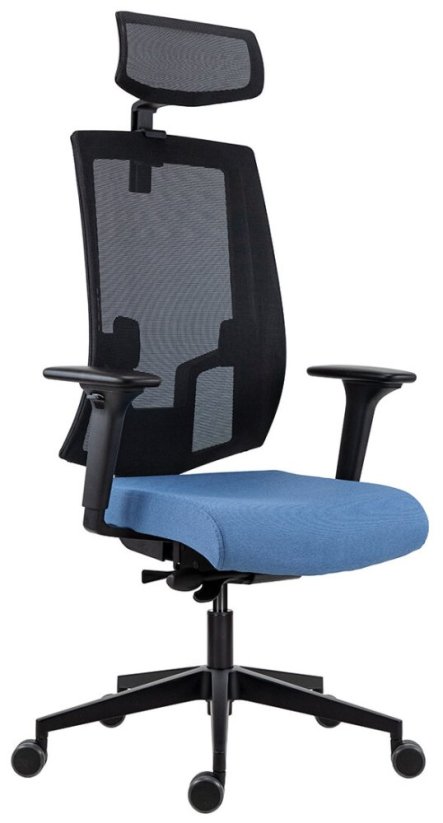 Kancelářská židle LAPEL 2900 SYN-B PDH ALU černá