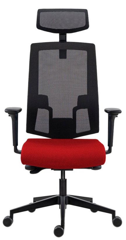 Kancelářská židle LAPEL 2900 SYN-B PDH ALU černá