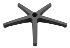 Náhradní plastový kříž k kancelářské židli – 600 mm, nosnost 150 kg