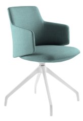 Křesílko MELODY MEETING 360,F90-WH (4-ramenný nylonový bílý kříž, kluzáky)