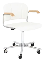 Zdravotnická židle Kovonax PENTEX III – elegantní židle s bukovými područkami