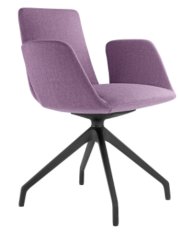 Křesílko HARMONY MODERN 870,F90-BL (4 ramenný nylonový černý kříž, kluzáky)